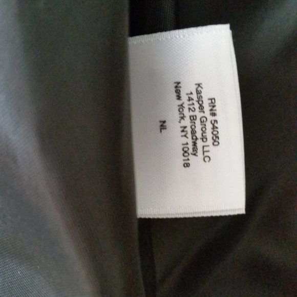 Kasper Large Gray Denim Blazer /Jacket 14P - Picture 8 of 11